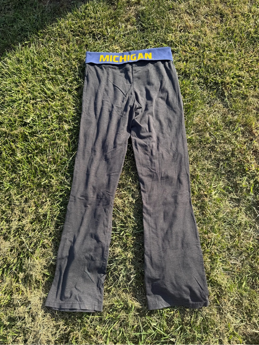 j2 Sport Michigan Fold Over Yoga Pants Size M
